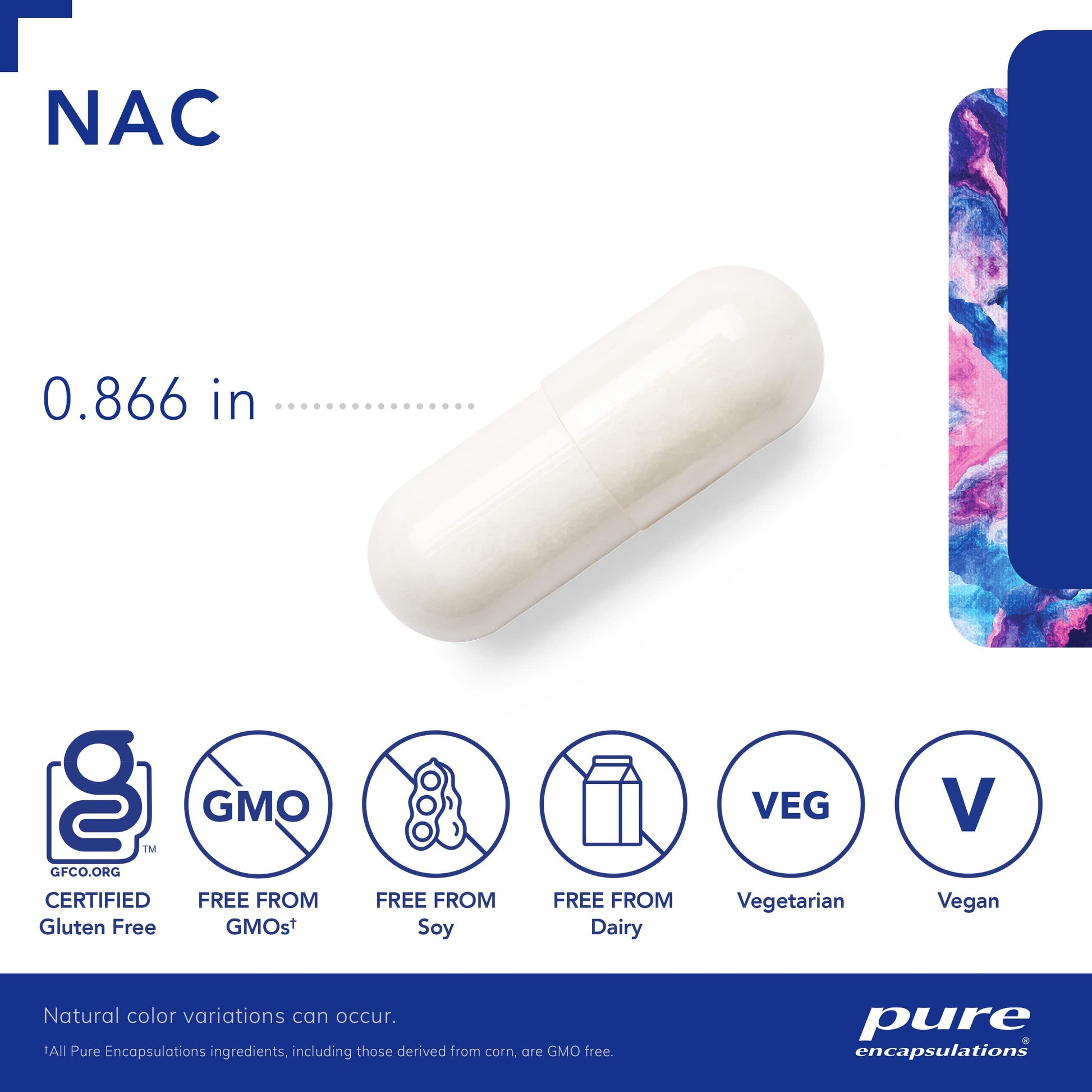Pure Encapsulations NAC 600 mg - N-Acetyl Cysteine NAC Supplement for Lung Health & Immune Support, Liver Support & Antioxidants* - with Freeform N-Acetyl-L-Cysteine - 90 Capsules Nirvana Guru