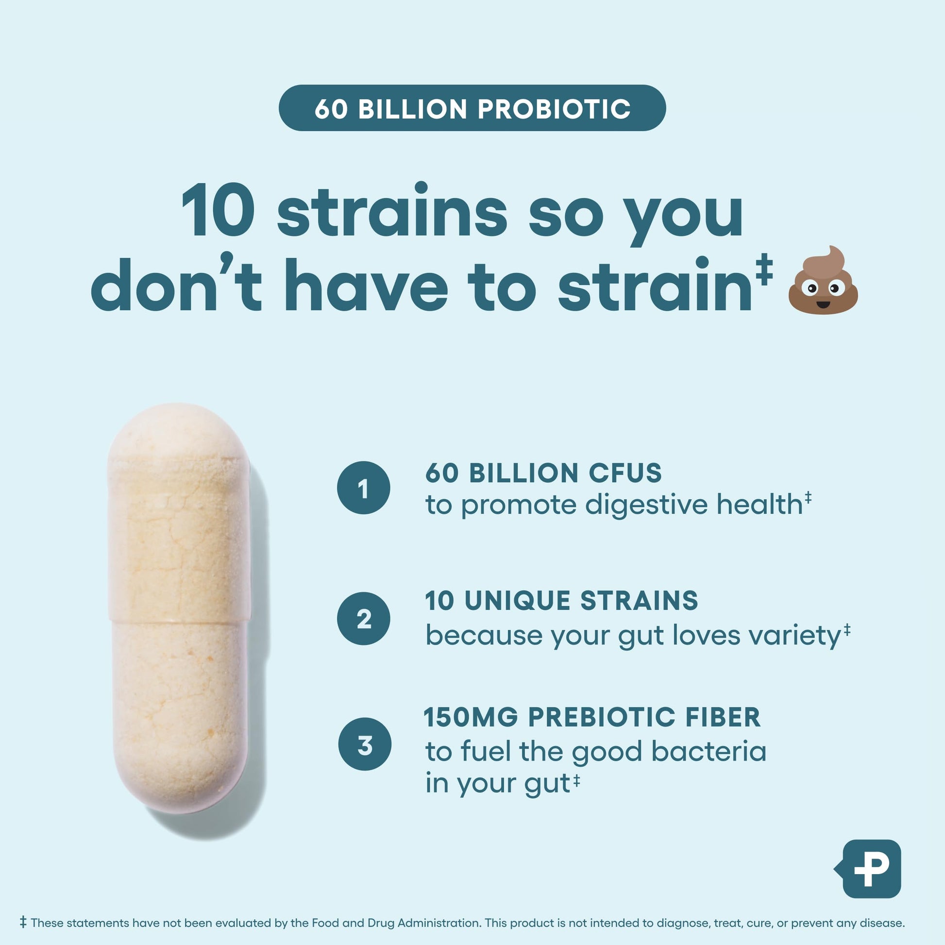 Physician's CHOICE Probiotics 60 Billion CFU - 10 Strains + Organic Prebiotics - Immune, Digestive & Gut Health - Supports Occasional Constipation, Diarrhea, Gas & Bloating - for Women & Men - 60ct Nirvana Guru