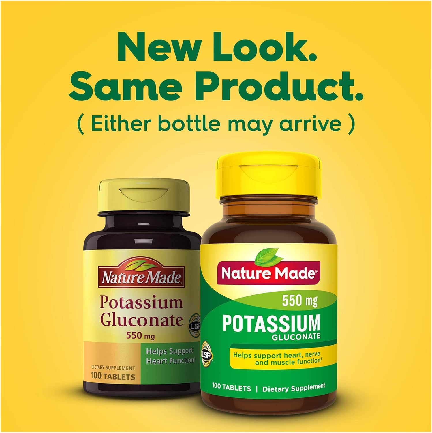Nature Made Potassium Gluconate 550mg, 100 tablets - Nirvana Guru
