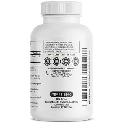 Bronson Maca Root Extra Lepidium Meyenii, Non-GMO, 120 Vegetarian Capsules