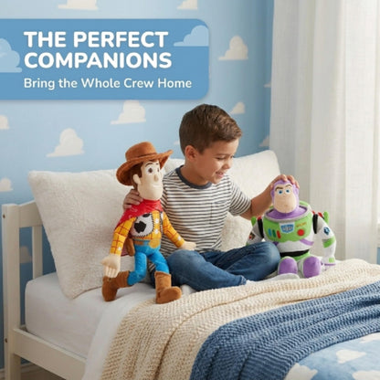 Jay Franco Kids Toy Story Plush Pillow Buddy - Large Ultra-Soft Stuffed Plushie & Cozy Pillow, Official Licensed Product, 24 Inches, Multi - Toy Story Woody