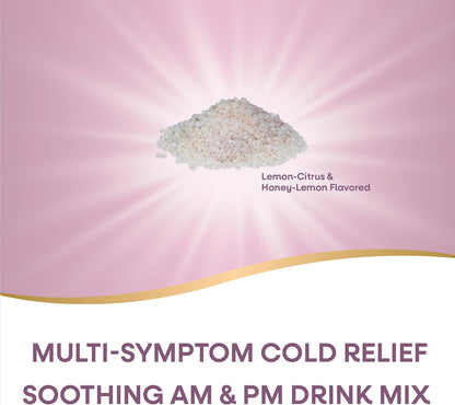 Nature's Way Cold Relief Hot Drink, Umcka, Homeopathic, Clinically Proven Pelargonium Sidoides 1X, for Cough, Congestion, Sore Throat, Stuffy Nose, Day & Night Formula, 12 Packets (Packaging May Vary) - Nirvana Guru