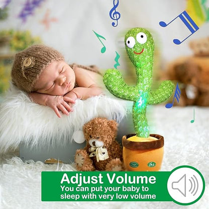 Pbooo Interactive Dancing Talking Cactus and Crawling Baby Toy Set - Perfect for Fun and Development nirvanaguru