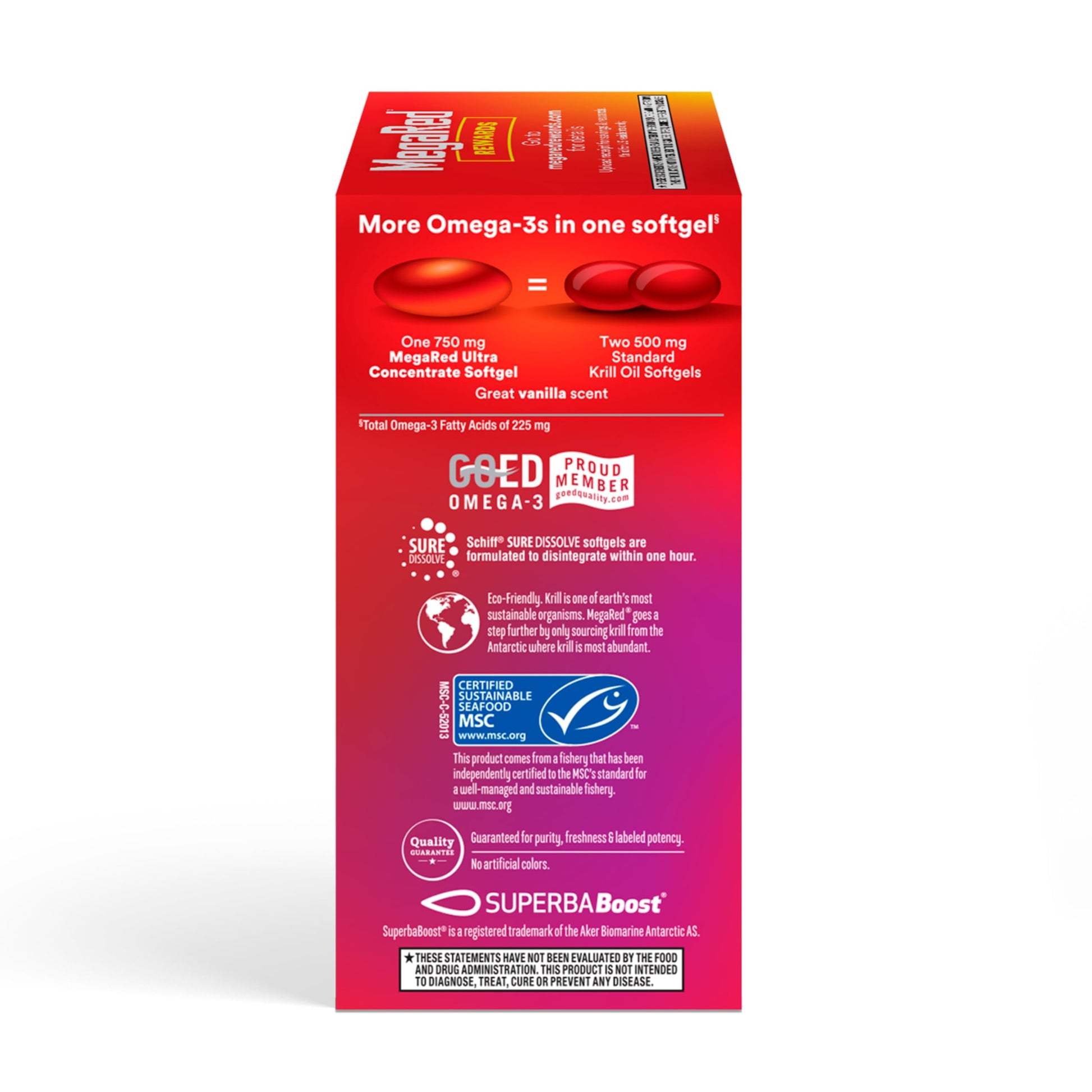 MegaRed - Omega-3 Krill Oil 350mg Softgels (130 Count in A Bottle), EPA & DHA Omega-3 Fatty Acids with No Fishy Aftertaste Unlike Fish Oil, Contains Antioxidant Astaxanthin - Nirvana Guru