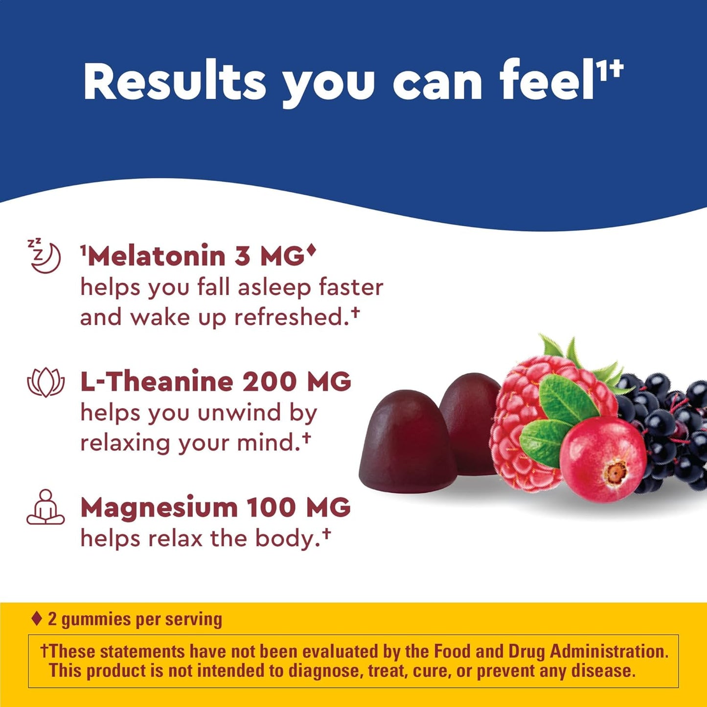 Nature Made Wellblends Sleep and Recover, Sleep Aid with Melatonin 3mg to Support Restful Sleep, plus L theanine 200mg and Magnesium Citrate, 44 Gummies - Nirvana Guru