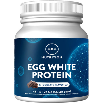 MRM Nutrition Egg White Protein | Vanilla Flavored | 23g Fat-Free Protein | with Digestive enzymes | Highest Biological Value | Clinically Tested | 20 Servings - Nirvana Guru