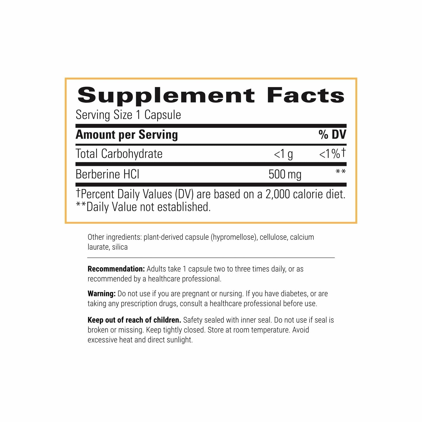 Integrative Therapeutics Berberine - Supplement for Cellular Energy Metabolism & Metabolic Support* - Dairy-Free & Gluten-Free - 60 Capsules (60 Servings) Nirvana Guru