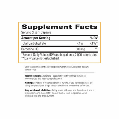 Integrative Therapeutics Berberine - Supplement for Cellular Energy Metabolism & Metabolic Support* - Dairy-Free & Gluten-Free - 60 Capsules (60 Servings) Nirvana Guru