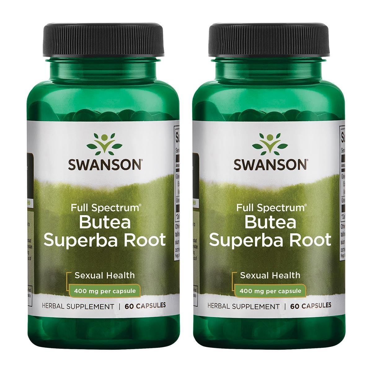 Swanson Butea Superba Root Full Spectrum Intimacy & Sexual Support 400 Milligrams 60 Capsules 2 Pack Nirvana Guru