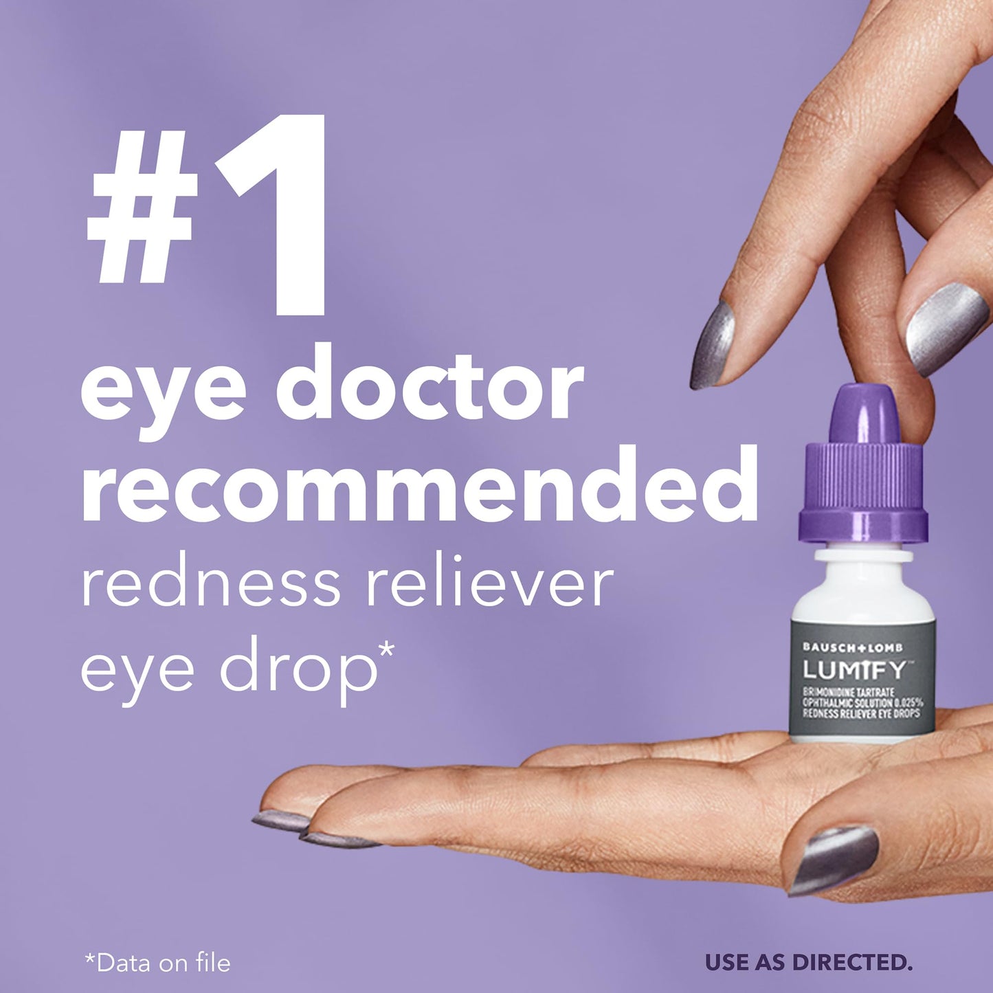 LUMIFY Eye Drops for Red Eyes, Redness Reliever for Brighter Looking Eyes, Works in 1 Minute & Lasts Up to 8 Hours, Eye Drops, 0.25 Fl Oz (7.5mL), Packaging May Vary Nirvana Guru