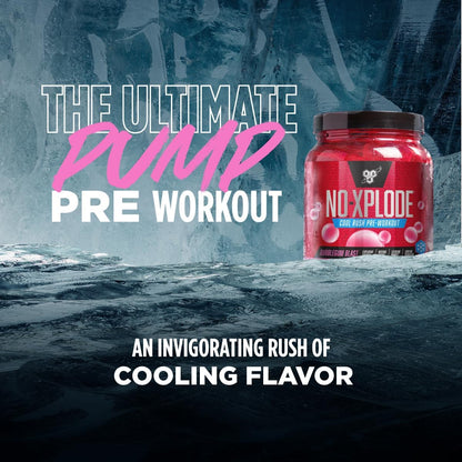 BSN N.O.-XPLODE Pre Workout Powder, Energy Supplement for Men and Women with Creatine and Beta-Alanine, Flavor: Fruit Punch, 30 Servings Nirvana Guru