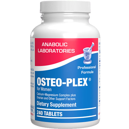 Osteo-Plex Bone Health Supplement for Women - Clinical Formula Bone Strength Supplement with Magnesium Calcium Vitamin D3 & Trace Minerals Complex - Easy to Swallow Gentle Tablets - 240 Count Nirvana Guru