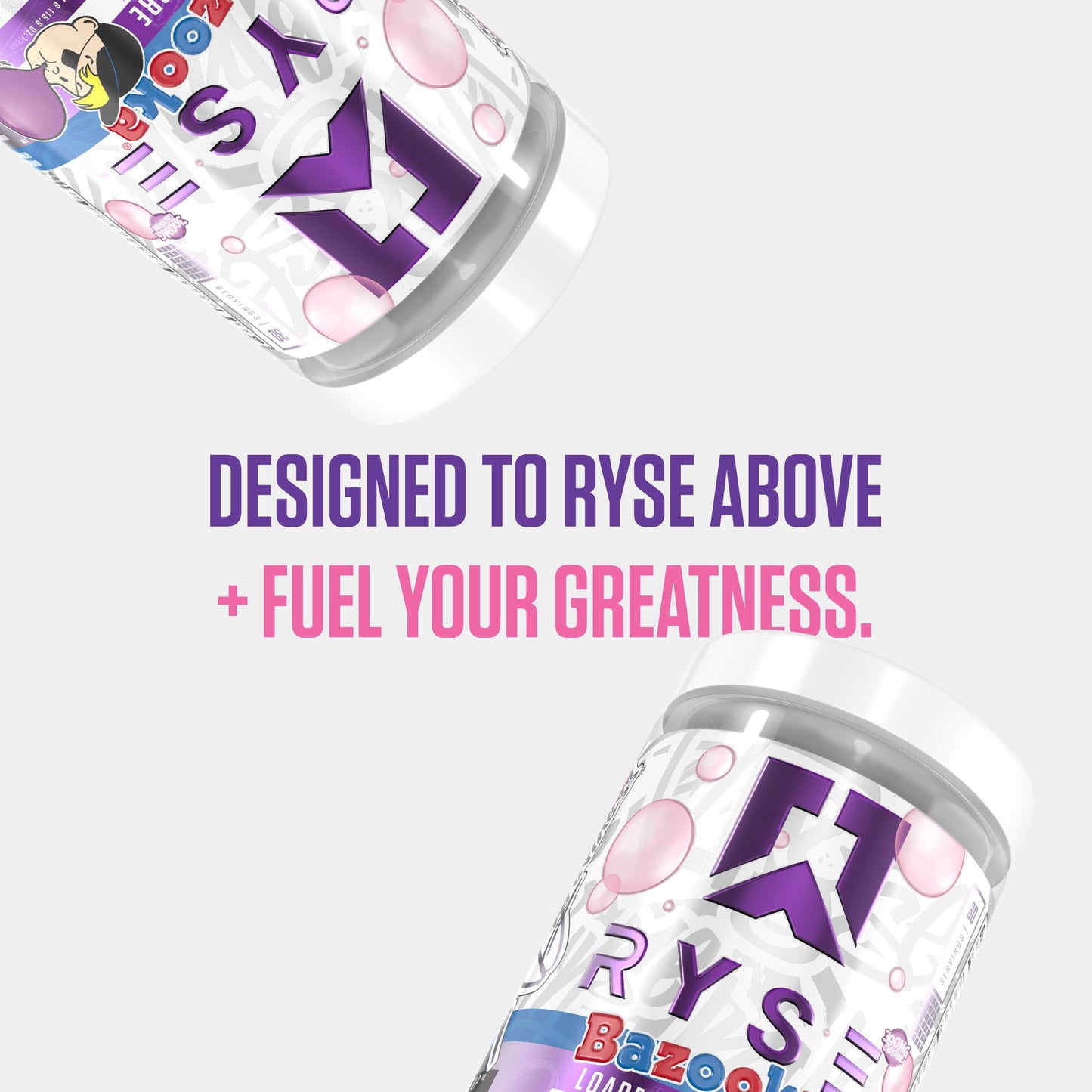 RYSE Loaded Pre Workout Powder - Ring Pop Cherry - Daily Pre-Workout for Men & Women with 325mg Caffeine, Beta Alanine, and Citrulline for Pump, Focus, and Energy - 30 Servings Nirvana Guru