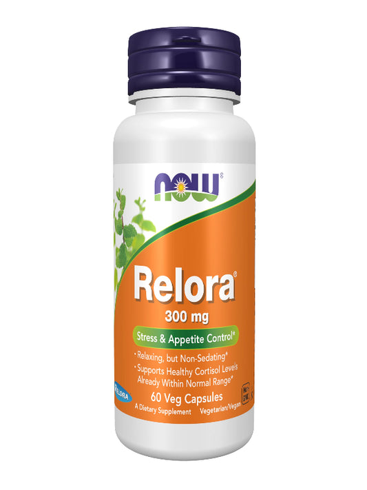 NOW Foods Supplements, Relora 300 mg (a Blend of Plant Extracts from Magnolia officinalis and Phellodendron amurense), 60 Veg Capsules - Nirvana Guru