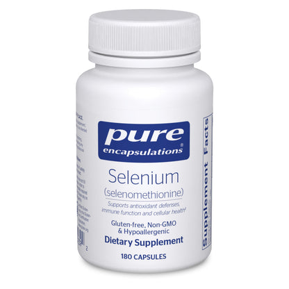 Pure Encapsulations Selenium - 200 mcg - for Healthy Cellular Function, Immune System & Antioxidant Defenses - Mineral Supplement - Vegan & Gluten Free - 60 Capsules Nirvana Guru