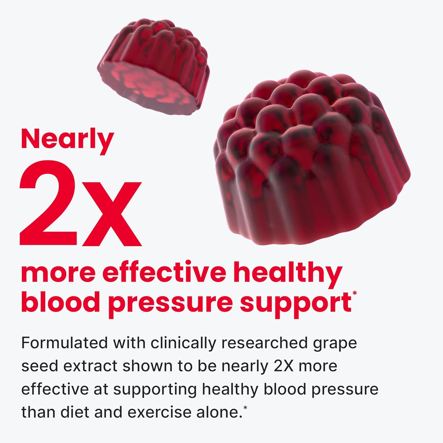 HumanN SuperBeets Heart Gummies - Beet Gummy with Energy Support, Grape Seed Extract & Beetroot Powder, Sugar Free - Pomegranate Berry Flavor, 60 Count - Nirvana Guru