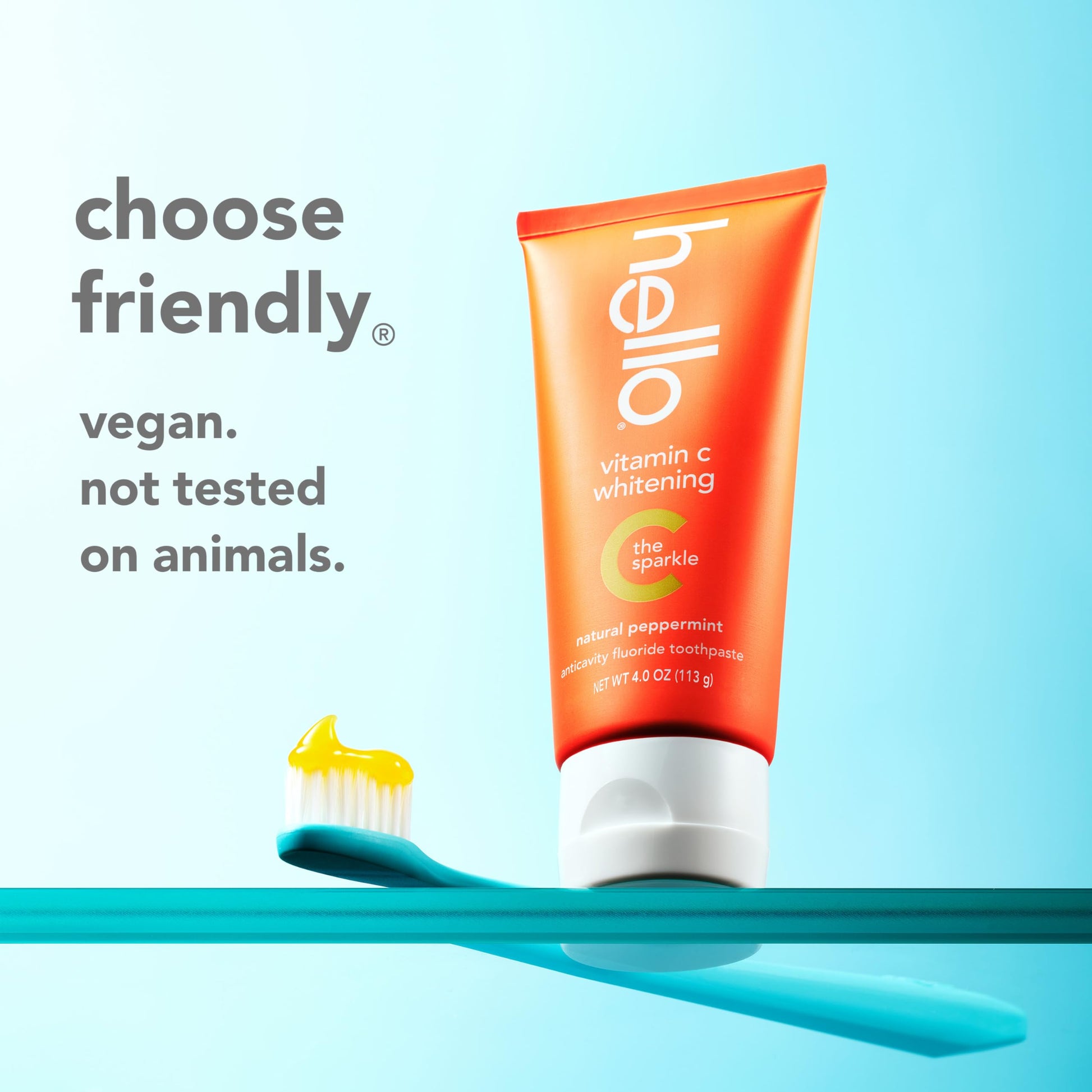 hello Vitamin C Whitening Toothpaste with Fluoride, Whitening SLS Free Toothpaste, Up to 2 Shades Whiter Teeth, No Peroxide, Safe for Everyday Use, Natural Peppermint, 4.0 Oz Nirvana Guru