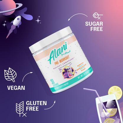 Alani Nu Pre Workout Powder Hawaiian Shaved ICE, Amino Energy Boost, Endurance Supplement, Sugar Free, 200mg Caffeine, L-Theanine, Beta-Alanine, L-Citrulline, 30 Servings Nirvana Guru