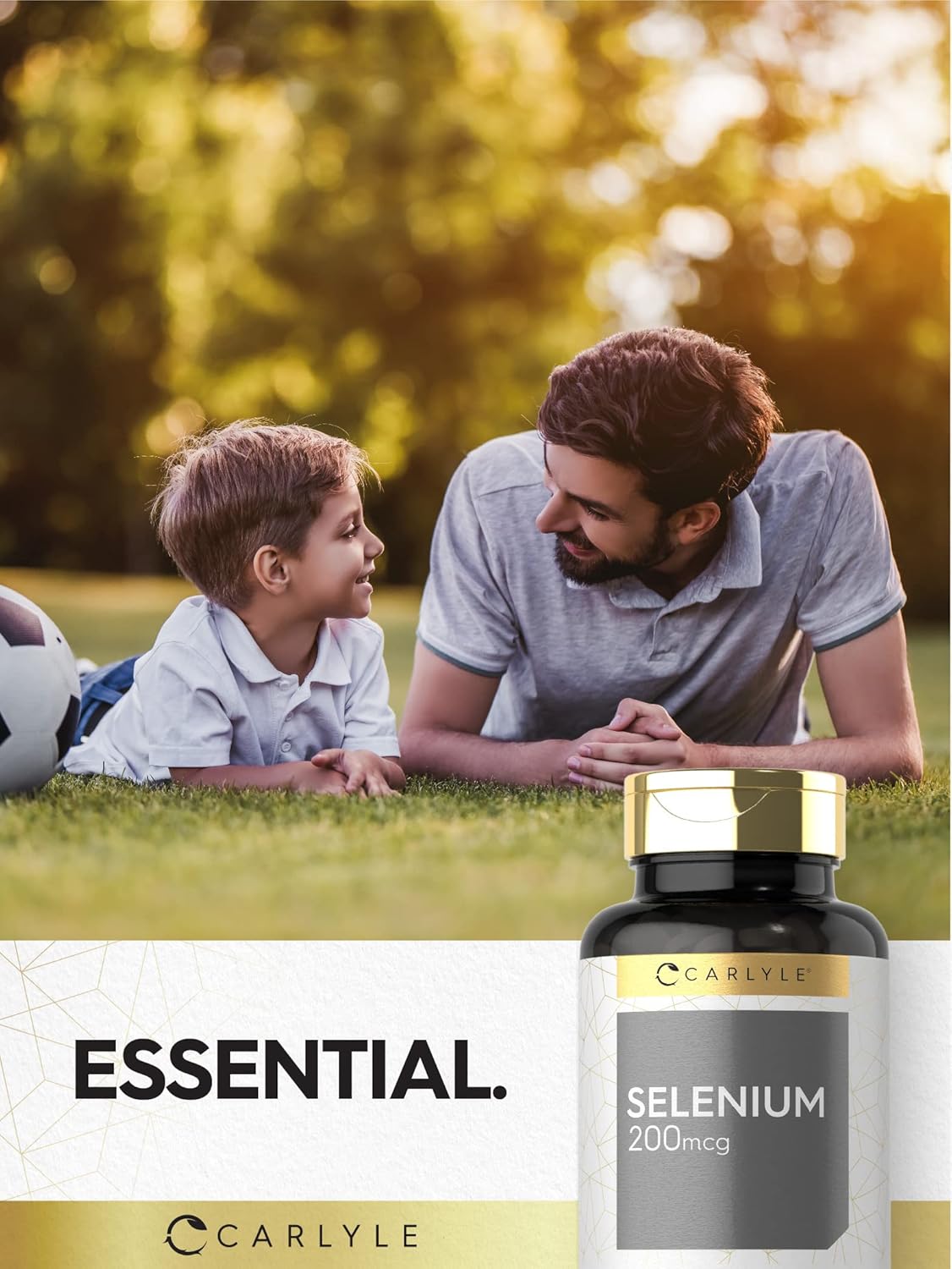 Carlyle Selenium Supplement 200mcg | 270 Tablet Capsules | Essential Trace Mineral | Vegetarian, Non-GMO, Gluten Free Nirvana Guru