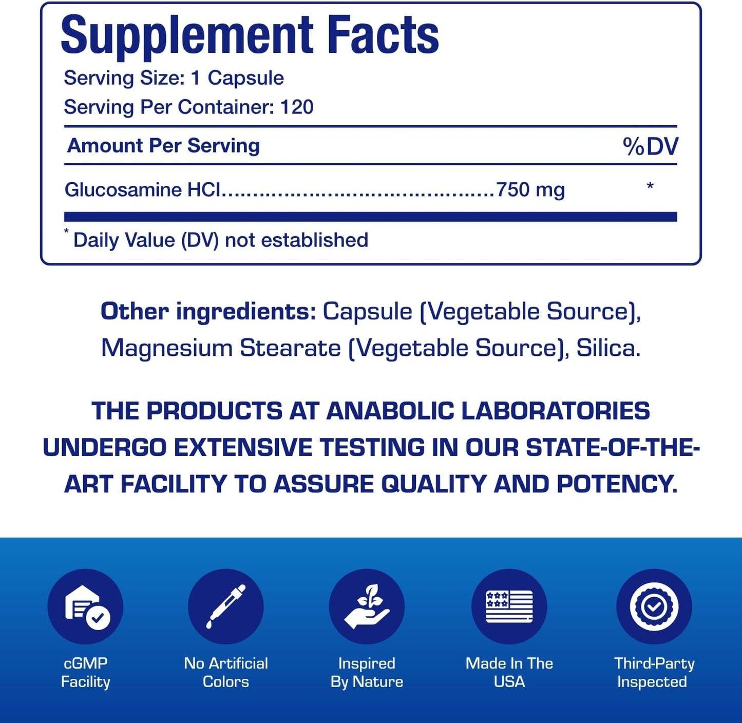 Vegan Glucosamine Joint Health Supplement - Soft Tissue Cartilage Tendon and Ligament Supplement for Enhanced Mobility Comfort & Flexibility - Non-GMO Shellfish Free & Made in The USA - 120 Servings Nirvana Guru