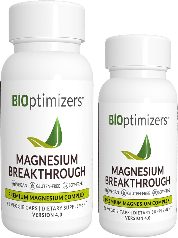 Magnesium Breakthrough Supplement 4.0 - Has 7 Forms of Magnesium: Glycinate, Malate, Citrate, and More - Natural Sleep and Brain Supplement - 90 Capsules Nirvana Guru