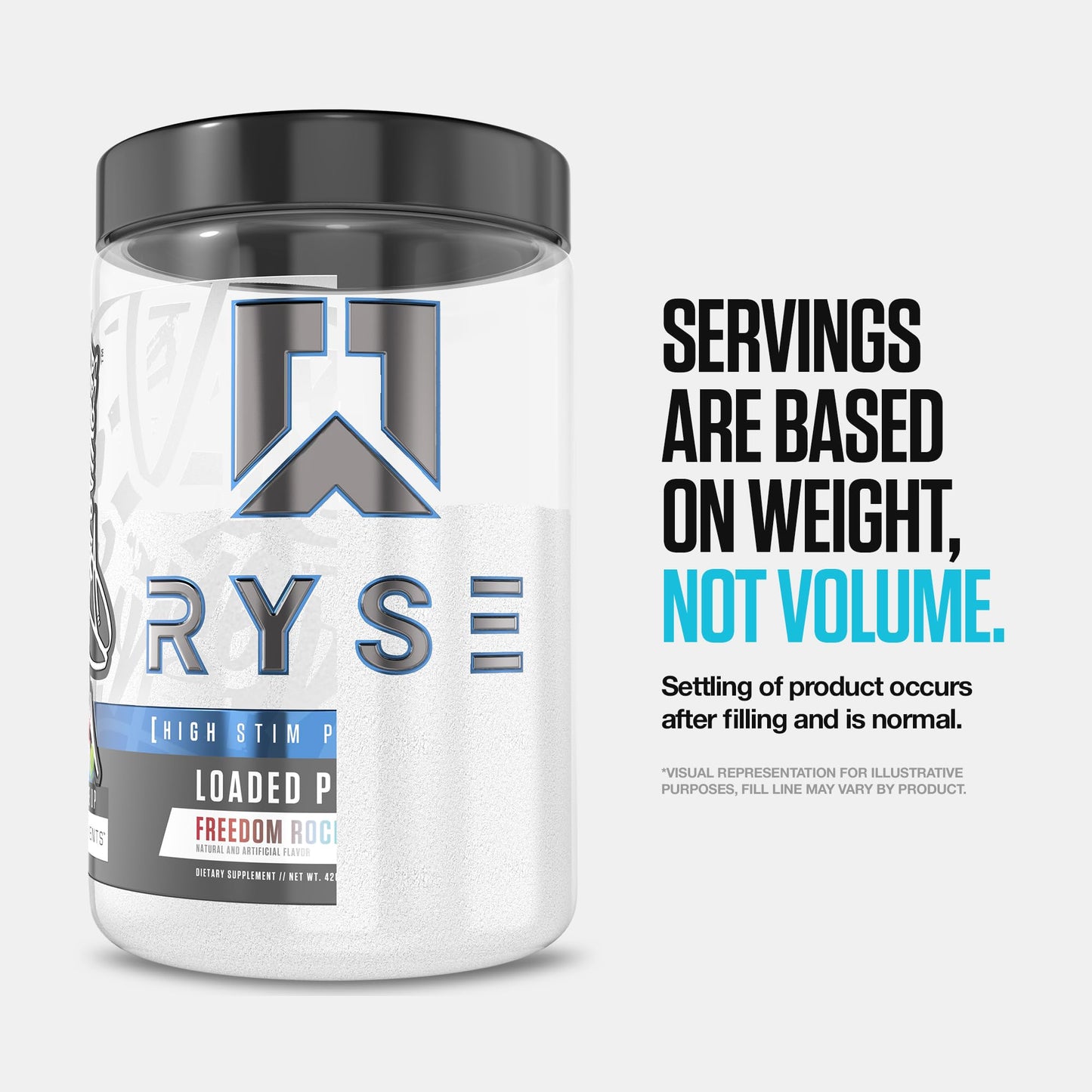 RYSE Loaded Pre Workout Powder - Ring Pop Cherry - Daily Pre-Workout for Men & Women with 325mg Caffeine, Beta Alanine, and Citrulline for Pump, Focus, and Energy - 30 Servings Nirvana Guru