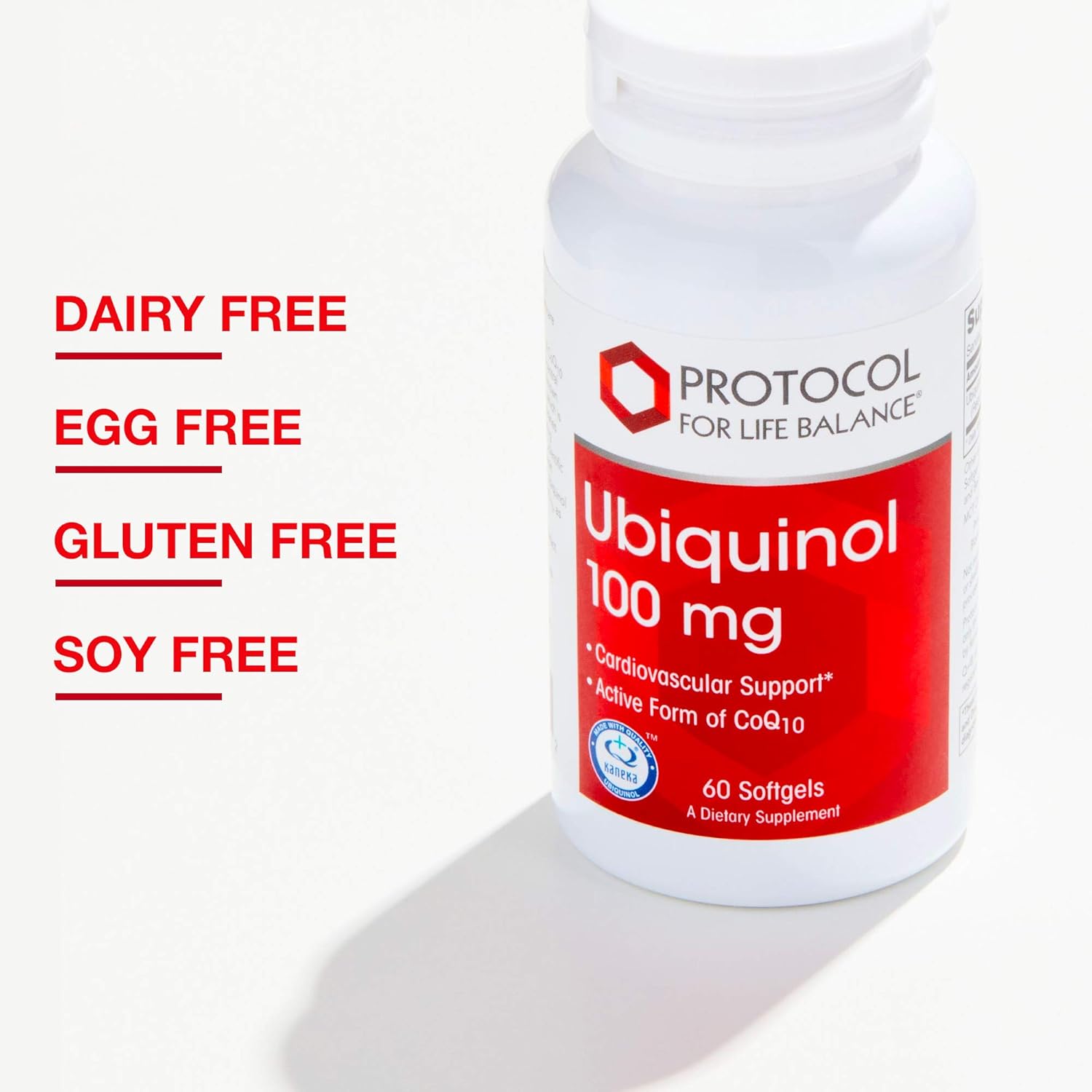 Protocol For Life Balance - Ubiquinol 100 mg - Cardiovascular Support with Active Form of CoQ10, Supports Energy Production, Heart Health, Antioxidant Activity - 60 Softgels Nirvana Guru