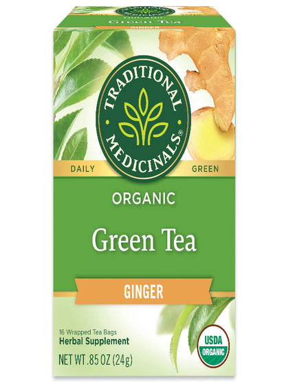 Traditional Medicinals Tea, Organic Green Tea Matcha, Genmaicha, Supports Health, 96 Tea Bags (6 Pack) - Nirvana Guru