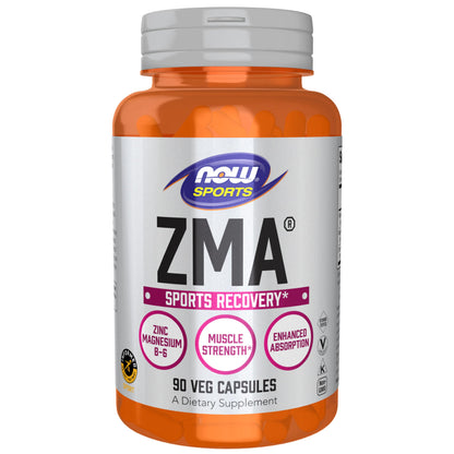 NOW Foods Sports Nutrition, ZMA (Zinc, Magnesium and Vitamin B-6), Enhanced Absorption, Sports Recovery*, 180 Capsules Nirvana Guru