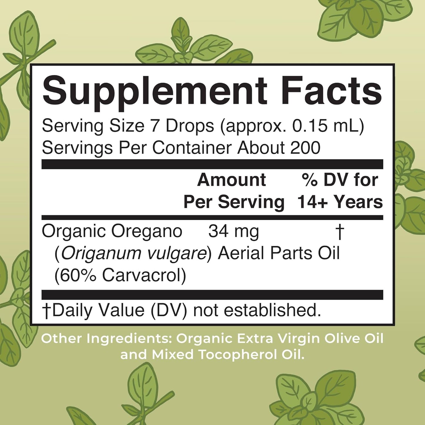 MaryRuth Organics Oregano Oil Drops | 6 Month Supply | USDA Organic Oil of Oregano Liquid | Herbal Blend for Immune Support | Digestive Health | Overall Health | Vegan | Sugar Free | Non-GMO | 1 Fl Oz - Nirvana Guru