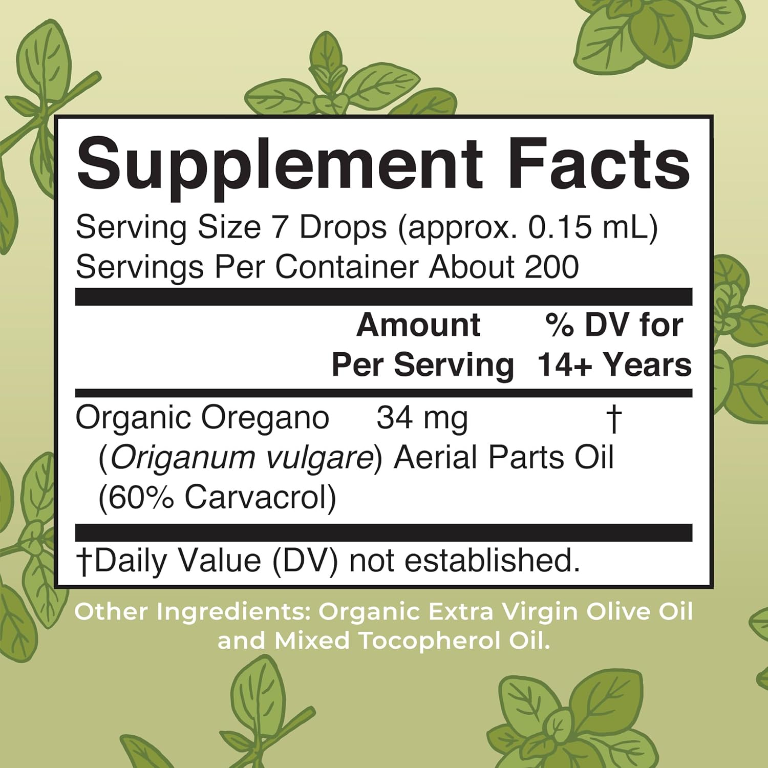 MaryRuth Organics Oregano Oil Drops | 6 Month Supply | USDA Organic Oil of Oregano Liquid | Herbal Blend for Immune Support | Digestive Health | Overall Health | Vegan | Sugar Free | Non-GMO | 1 Fl Oz - Nirvana Guru