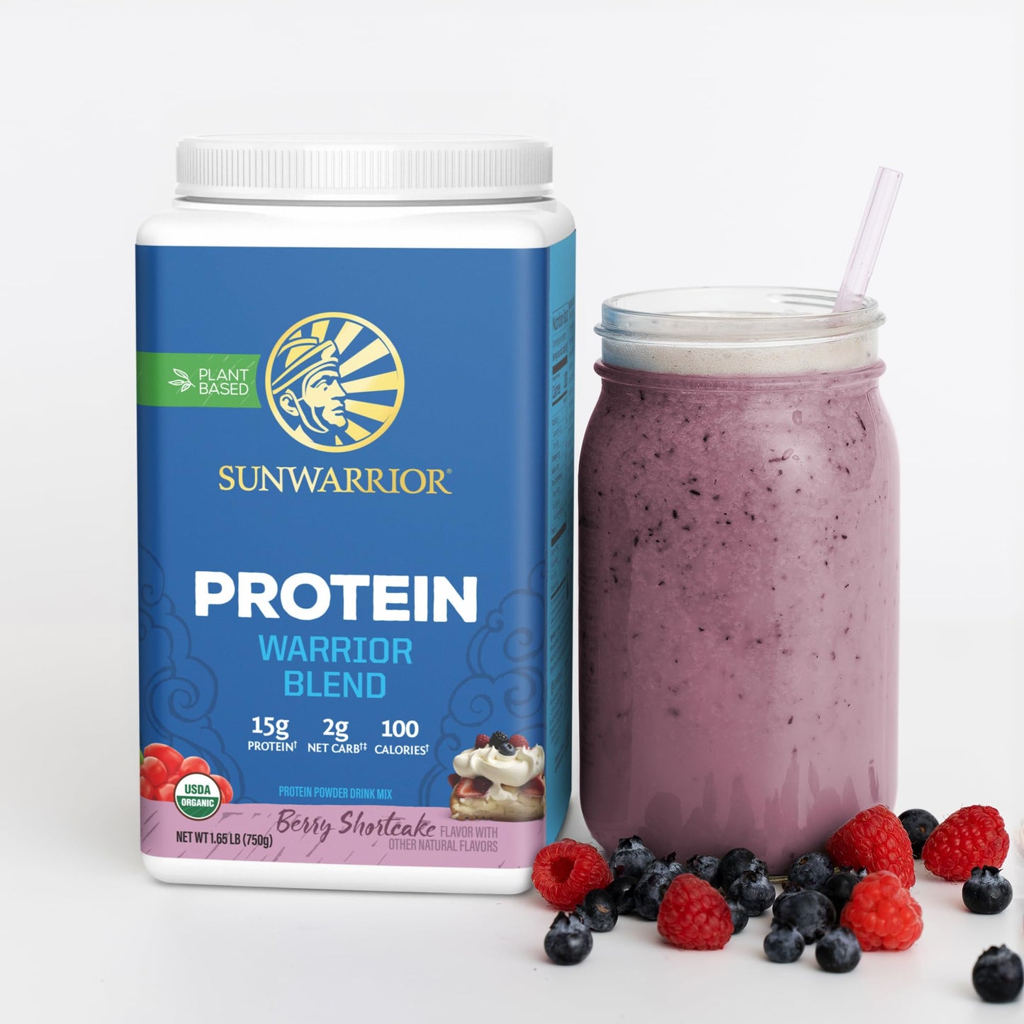 Organic Plant Based Protein Powder | Vegan Organic Protein Powder Vanilla Flavored with BCAA Amino Acids & Hemp Seed Pea Blend | Non-GMO Soy Dairy Filler & Gluten Free (Vanilla, 32 Servings) - Nirvana Guru