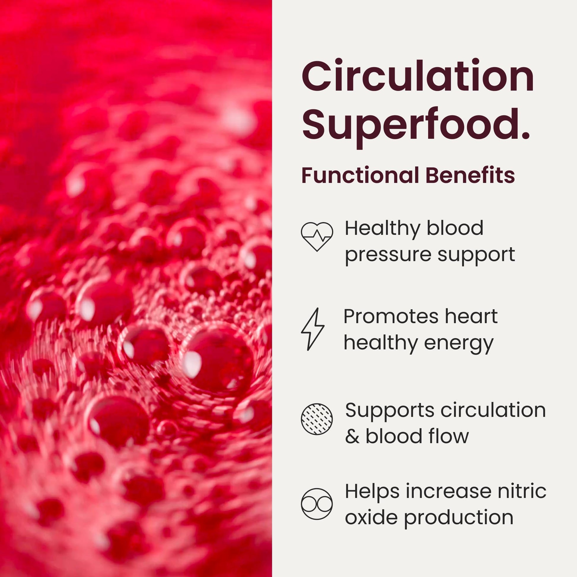 HumanN SuperBeets Beet Root Powder - Non-GMO Beetroot Superfood - Nitric Oxide Supplement for Heart Health, Circulation & Blood Pressure Support - Black Cherry, 30 Servings - Nirvana Guru