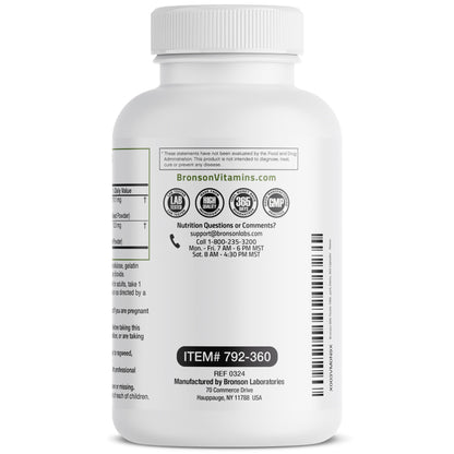 Bronson Milk Thistle Silymarin Marianum & Dandelion Root Liver Health Support, Antioxidant Support, Detox, 120 Capsules