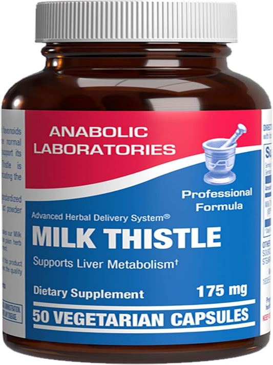 Silymarin Milk Thistle Extract Capsules - Clinical Milk Thistle Liver Supplements for Women & Men with Standardized 80% Silymarin for Liver Cleanse Detox Support - Vegan Made in The USA - 50 Servings Nirvana Guru