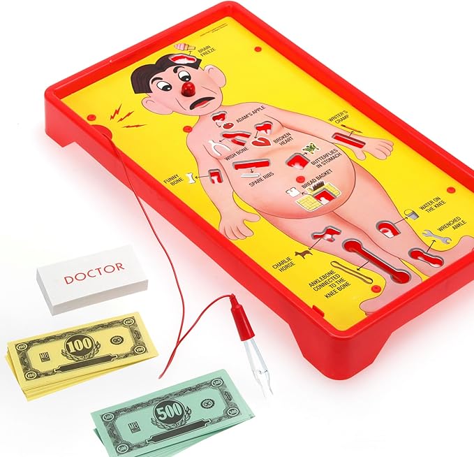 Operation Electronic Board Game, Family Games for Kids Ages 6+, Kids Board Games for 1+ Players, Funny Games for Kids, Kids Gifts (Amazon Exclusive) nirvanaguru