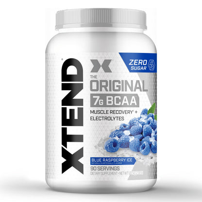 Original BCAA Powder Airheads Candy Flavor, 7g BCAA and 2.5g L-Glutamine, Sugar Free Post Workout Muscle Recovery Drink with Amino Acids for Men & Women, 30 Servings Nirvana Guru