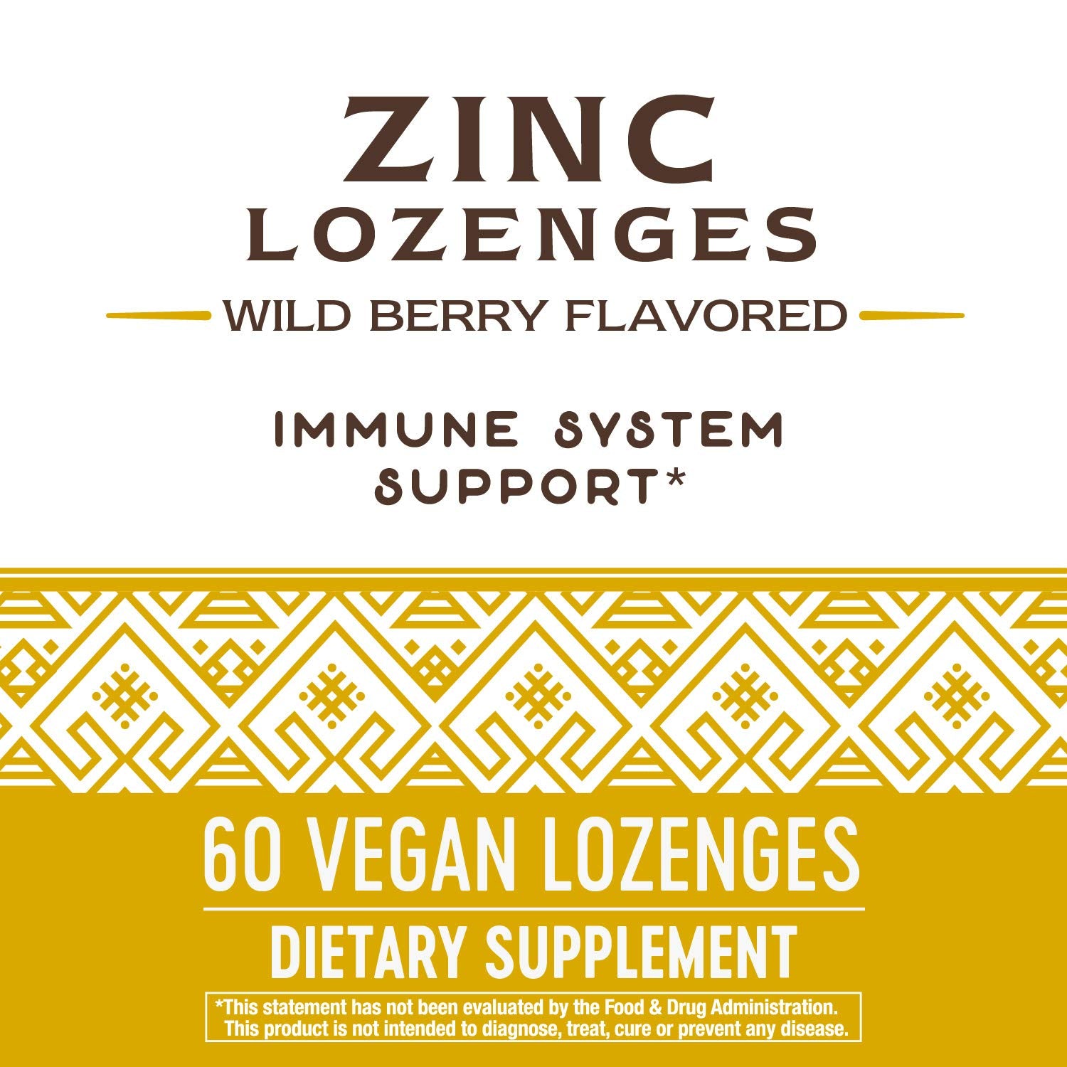 Nature's Way Zinc Lozenges with Vitamin C & Echinacea, Immune Support*, 23 mg of Zinc & 100 mg of Vitamin C per Serving, Wild Berry Flavored, 60 Lozenges (Packaging May Vary) - Nirvana Guru