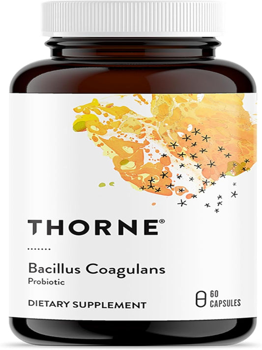 THORNE Bacillus Coagulans Probiotic - Shelf Stable Probiotic Supplement to Promote GI Health* - 60 Capsules - Nirvana Guru