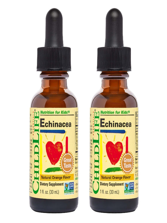 CHILDLIFE ESSENTIALS Echinacea for Kids - Kids Echinacea Drops, Liquid Tincture, Alcohol Free Supplement for Babies, Toddlers, Children - Natural Orange, 1 Fl Oz (Pack of 1) - Nirvana Guru