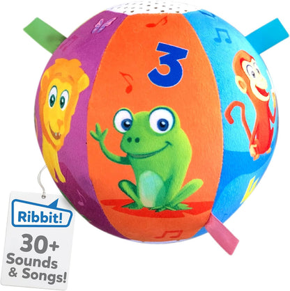Move2Play, Hilariously Interactive Baby Ball with Music & Sound Effects | First Birthday Gift | Toddler Toy for Boys & Girls | Age 6, 9, 12, 18+ Month | 1, 2+ Year's Old Nirvana Guru