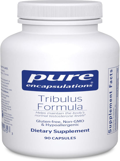 Pure Encapsulations Tribulus Formula | Hypoallergenic Supplement to Support Testosterone Balance* | 90 Capsules - Nirvana Guru