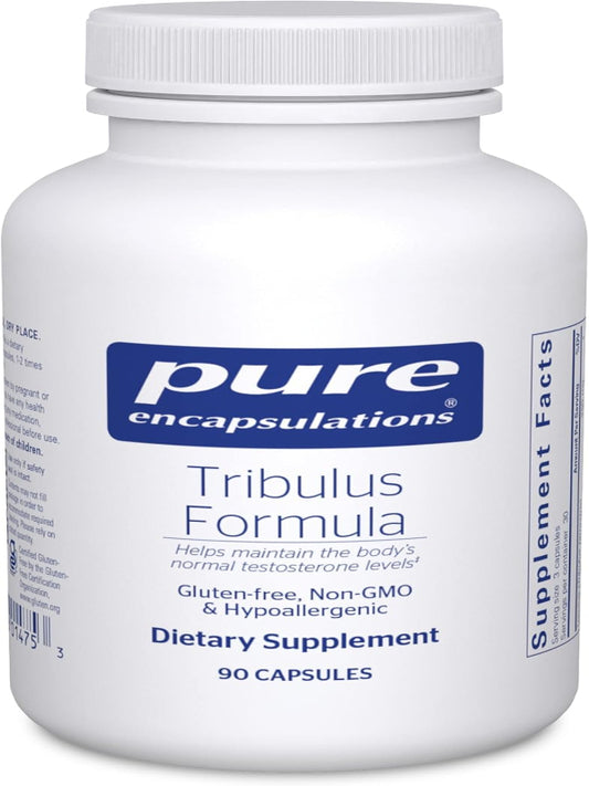 Pure Encapsulations Tribulus Formula | Hypoallergenic Supplement to Support Testosterone Balance* | 90 Capsules - Nirvana Guru