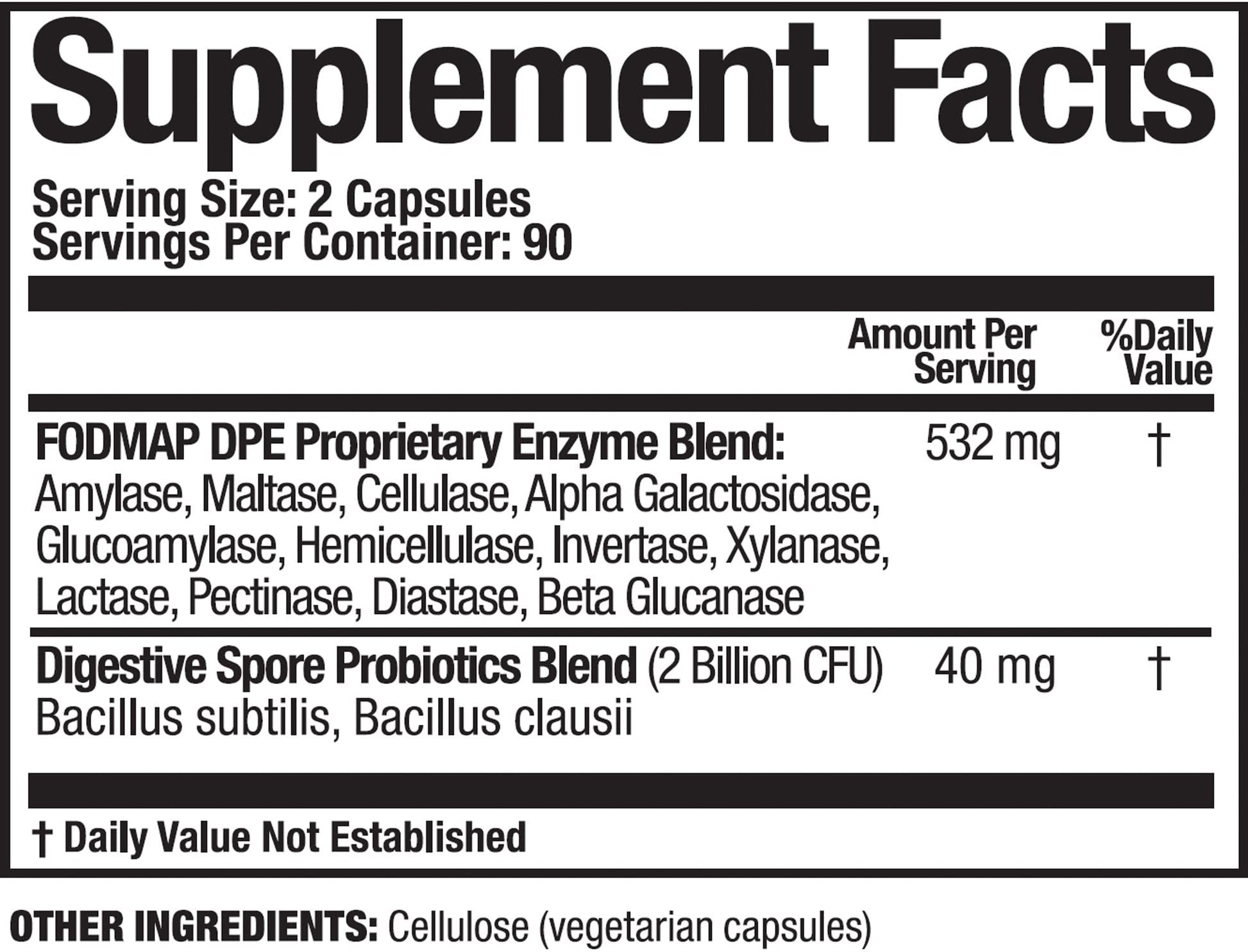 Arthur Andrew Medical - FODMAP DPE, Digestive Probiotics and Enzymes, Relief for FODMAP Intolerance and Highly Fermentable Foods, Vegan, Non-GMO, 180 Capsules Nirvana Guru