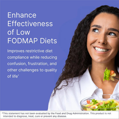 Microbiome Labs FODMATE Digestive Enzymes for Women & Men - Digestive Support for Low FODMAP Protocols & Occasional Bloating, Gas & Stomach Relief (120 Capsules) - Nirvana Guru