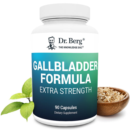 Dr. Berg Gallbladder Formula Extra Strength - with Ox Bile Powder and Conjugated Bile Acid - Digestive Enzymes Proprietary Blend - Full 45-Day Supply - 90 Vegetable Capsules - Nirvana Guru