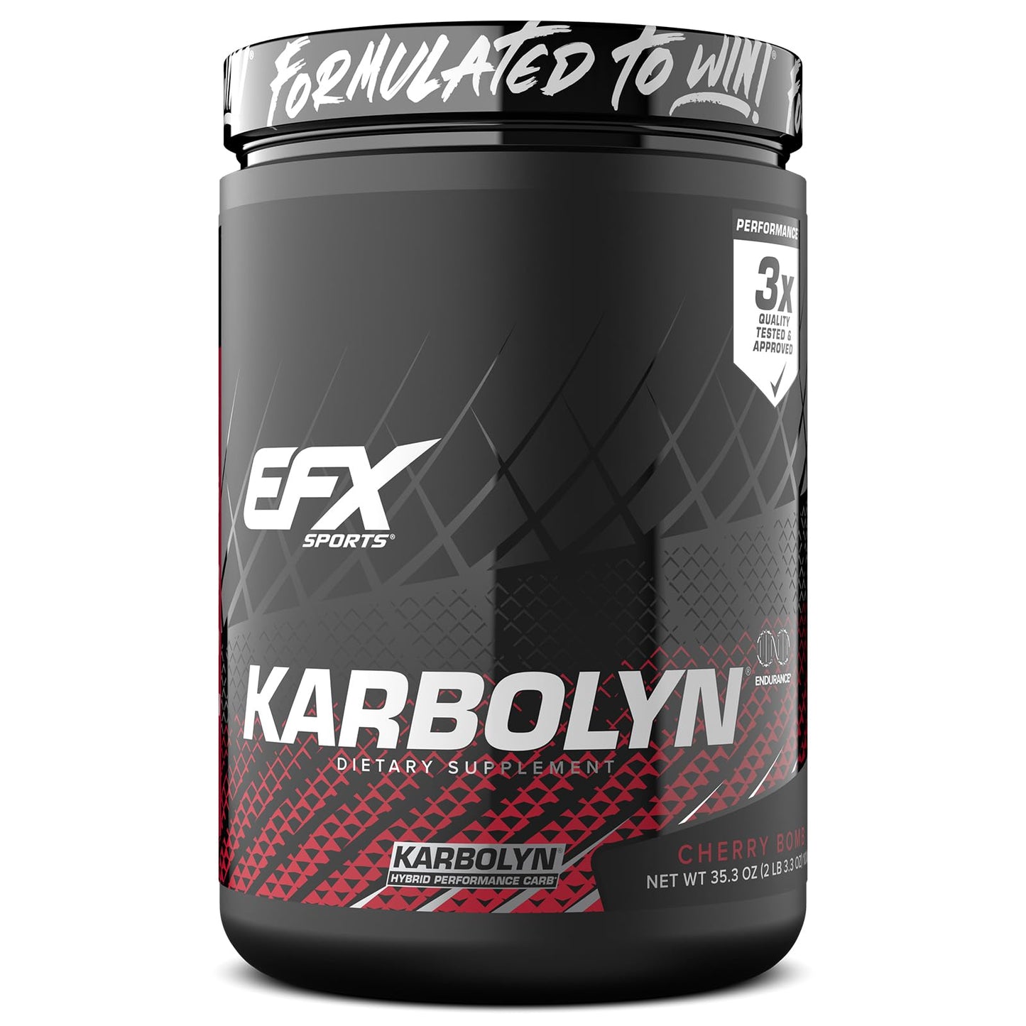 EFX Sports Karbolyn Fuel | Fast-Absorbing Carbohydrate Powder | Carb Load, Sustained Energy, Quick Recovery | Stimulant Free | 39 Servings (Neutral) Nirvana Guru