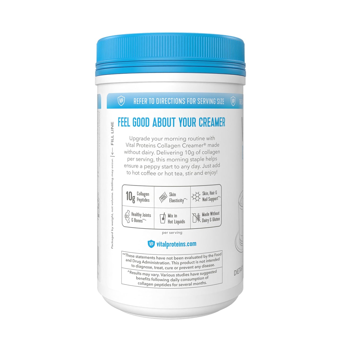 Vital Proteins Collagen Coffee Creamer, Coconut Milk based & Low Sugar Powder with Collagen Peptides Supplement - Supporting Healthy Hair, Skin, Nails with Energy-Boosting MCTs - Mocha 11.2oz - Nirvana Guru