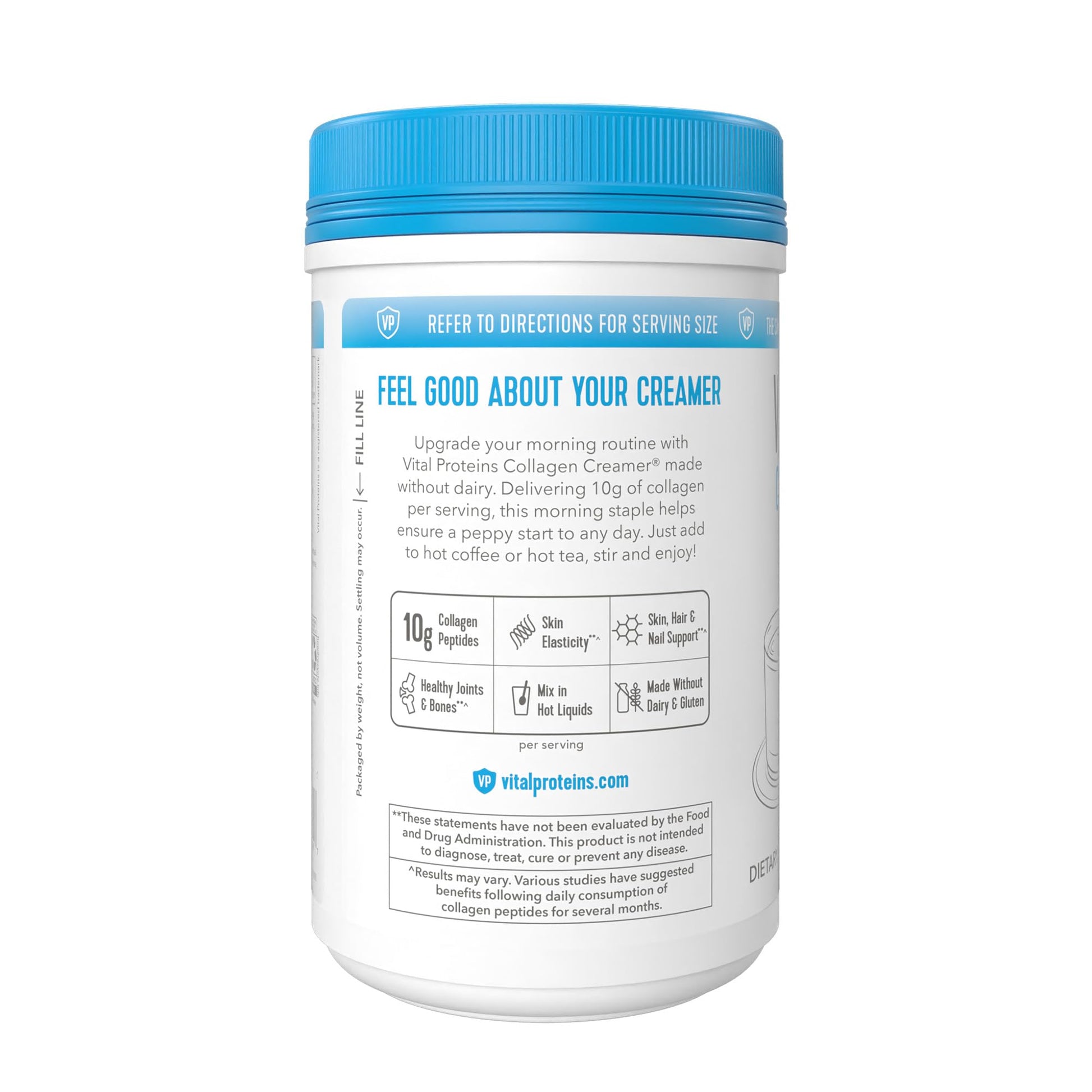 Vital Proteins Collagen Coffee Creamer, Coconut Milk based & Low Sugar Powder with Collagen Peptides Supplement - Supporting Healthy Hair, Skin, Nails with Energy-Boosting MCTs - Mocha 11.2oz - Nirvana Guru