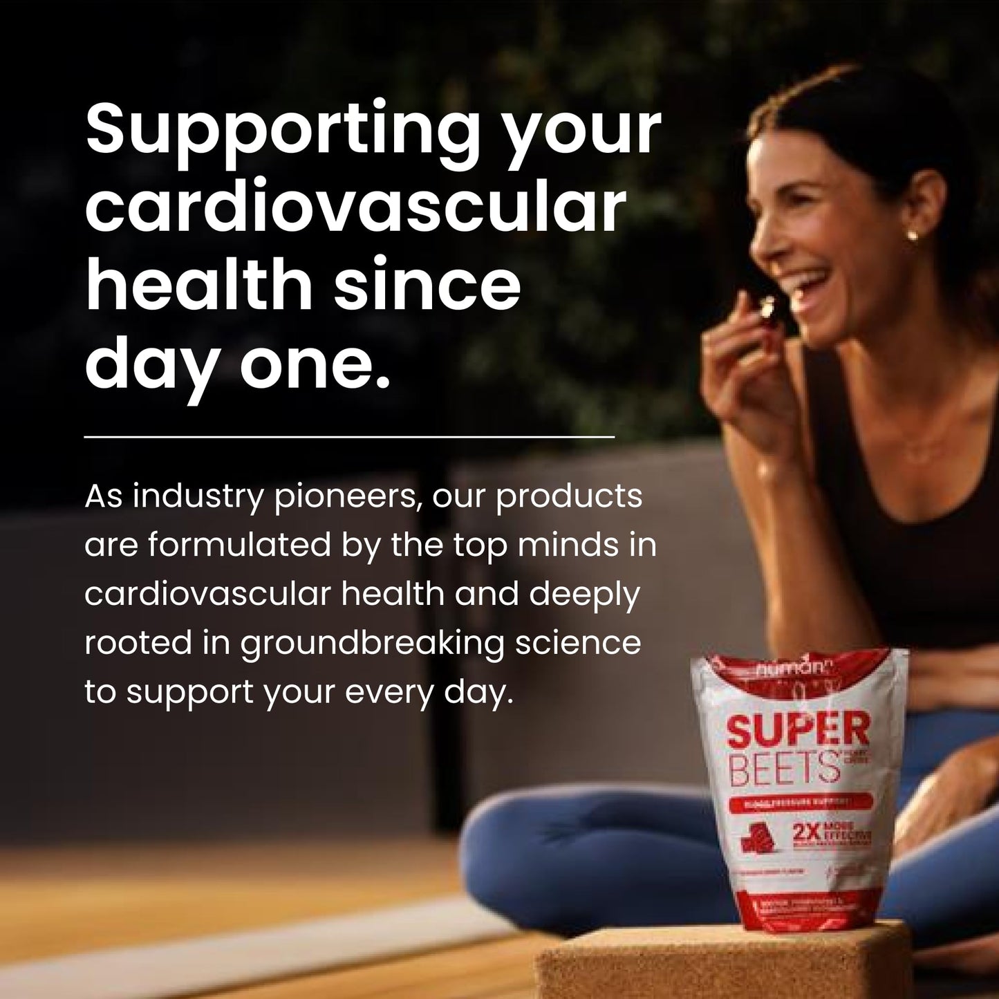 HumanN SuperBeets Heart Chews, Nitric Oxide and Blood Pressure Support, Grape Seed Extract & Non-GMO Beet Root Powder Energy, Pomegranate Berry Flavor, 120 Count - Nirvana Guru
